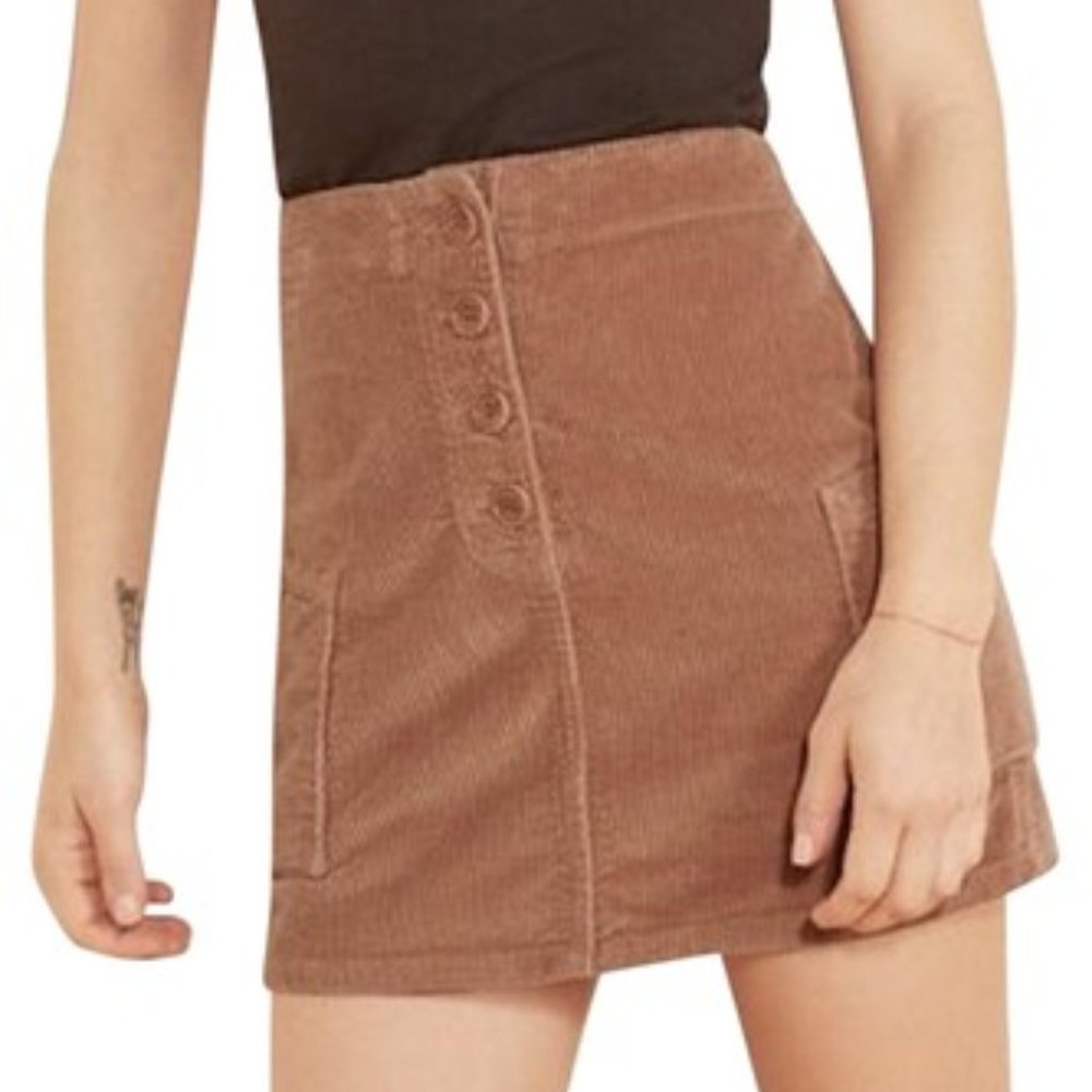 Reformation Nutmeg Corduroy Skirt